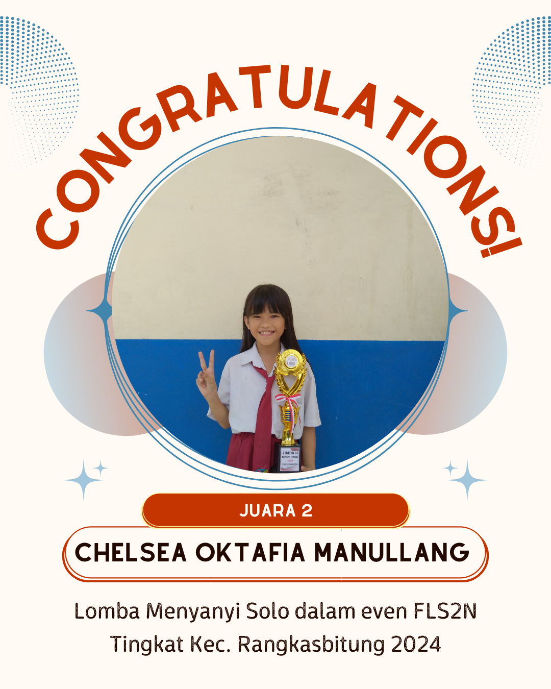 Prestasi Kejuaraan FLS2N SD Mardi Yuana Rangkasbitung Tahun 2024 Tingkat Kecamatan Rangkasbitung