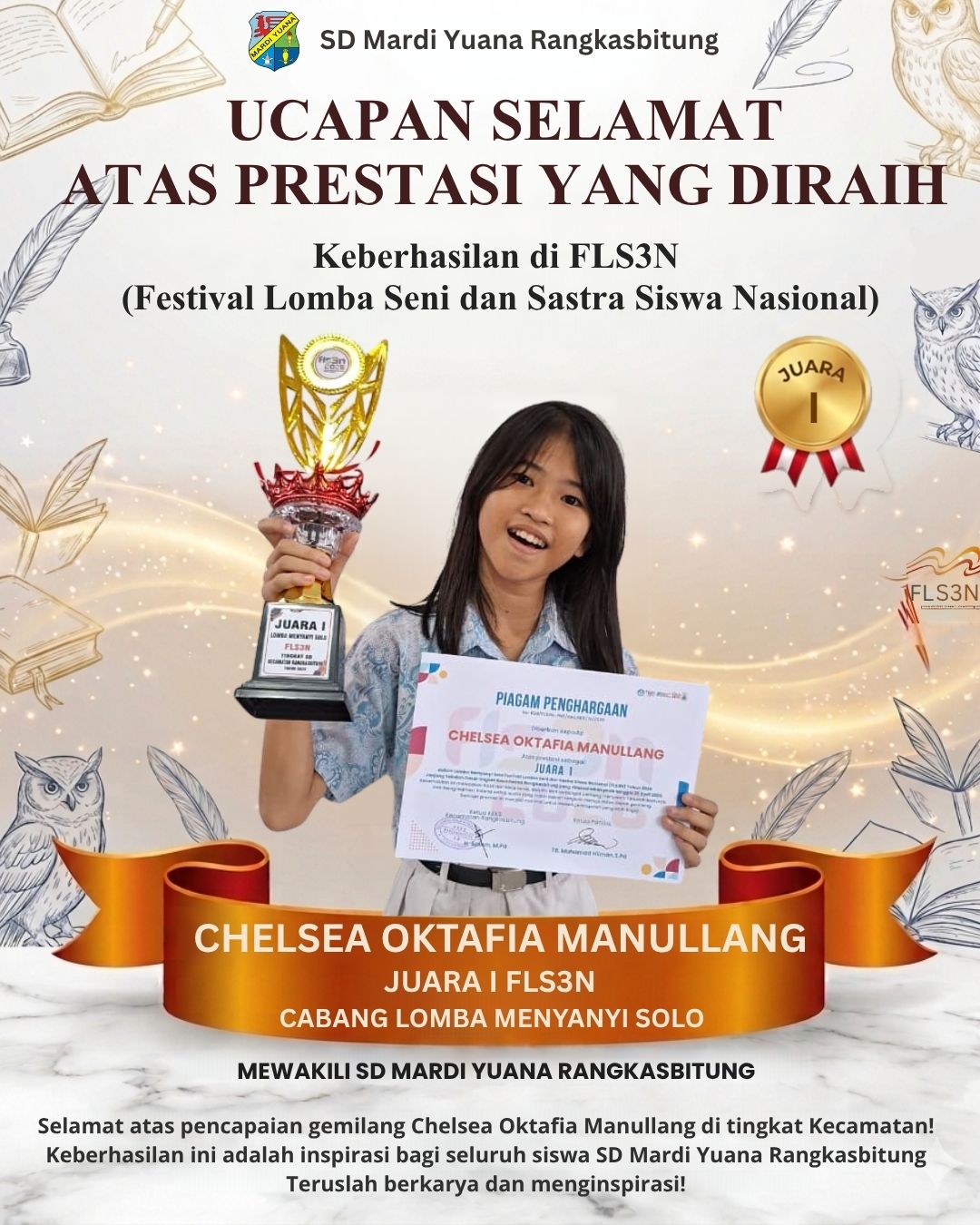 Festival Lomba Seni dan Sastra Siswa Nasional (FLS3N) 2026